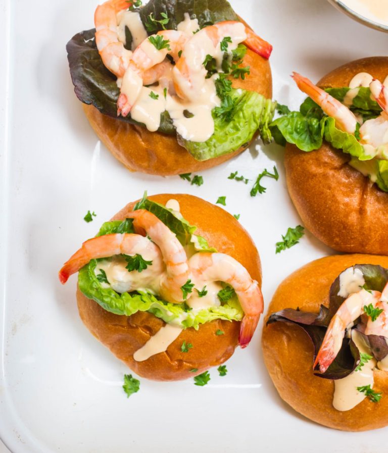 5 MIN PRAWN COCKTAIL ROLLS