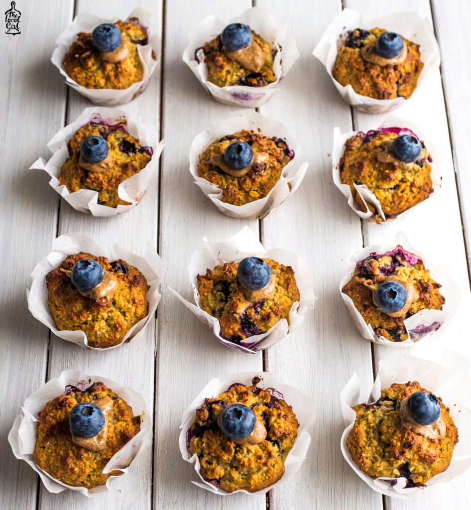 HEALTHY BLUEBERRY MUFFINS